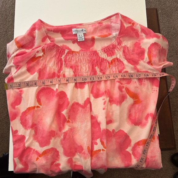 *Caribbean Joe Tie Dye Top - Picture 3 of 5